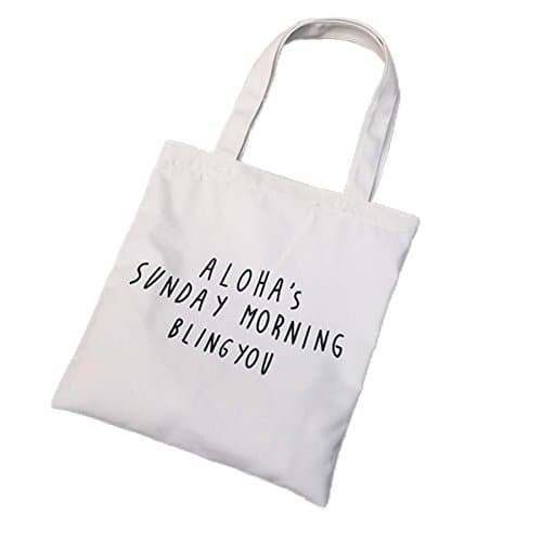 Natural Cotton Canvas Tote Bags Reuseable Cloth Grocery Shopping Shoulder Bags Perfect for Crafting Decorating (Beige)