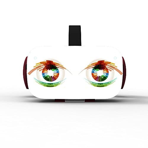 VR Headset,Virtual Real Store 3D VR Box Virtual Reality Glasses Box with Big Clear 3D Optical Lens and Comfortable Head Strap Nose Pad for All 3.5-6 Inch Smartphones