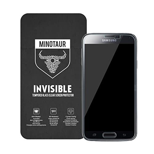 Samsung Galaxy S5 Tempered Glass Screen Protector by Minotaur (1 x Protector)