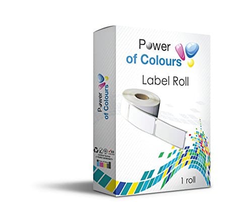 Power of Colours DYMO 11354 S0722540 Multipurpose Labels 57mm x 32mm compatible for Dymo LabelWriter 310 320 330 330 Turbo 400 400 Turbo 400 Twin Turbo 400 Duo 450 450 Turbo 450 Twin Turbo 450 Duo 4XL EL40 EL60 Seiko SLP 100 120 200 220 240 400 410 420 430 440 450 Pro Plus ~ 1000 Labels per Roll