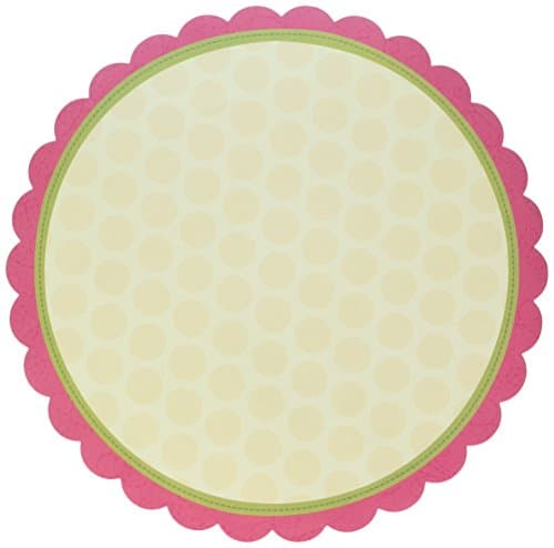 My Little Shoebox Up in The Trees Collection Fly High Circle Pattern Paper, 25-Sheet, Diameter 11-inch