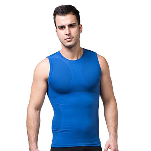 FitnessSun - Mens Quick Dry Tights Undershirt - Compression Base layer - Body Shaper Sports Muscle Tank Top