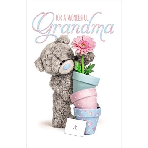 Me To You Tatty Teddy Mother's Day Card - For a wonderful Grandma