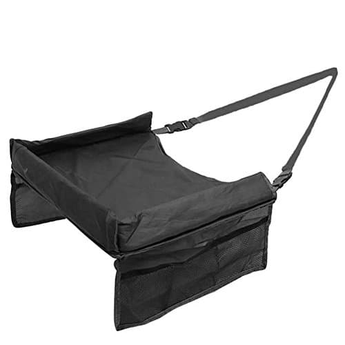 Sanjose81 Child Car Seat Snack Play Tray Storage Kid's Toy Holder Desk Stroller Board Lap Black