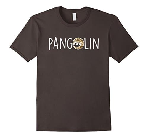 Men's Pangolin T shirt Save The Pangolins Endangered Mammal Tee Small Asphalt