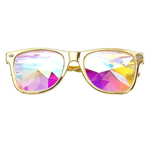Sonnena Sunglasses CLEARANCE Kaleidoscope Glasses Rave Festival Party EDM Sunglasses Diffracted Lens
