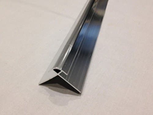 Aluminium External Corner 10mm Shower Wall Multi-Panel Fixing Trim