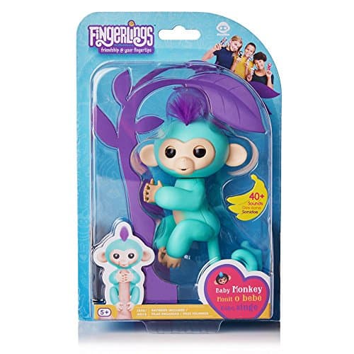 ORIGINAL FINGERLING MONKEY TRQUOISE ZOE