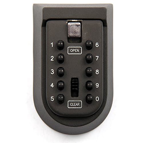 Iware Wall Mounted Key Safe Combination Key Storage with Push Buttons