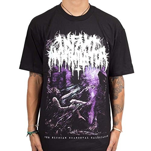 Infant Annihilator Mens The Elysian Grandeval Galeriarch T-Shirt, Medium, Black