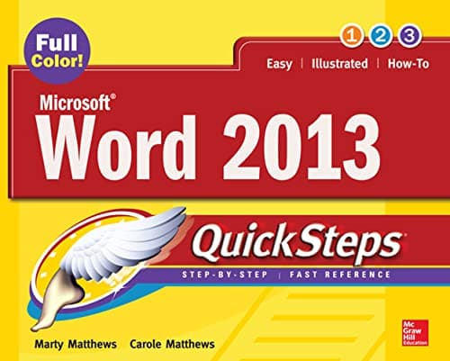 Microsoft  R  Word 2013 QuickSteps
