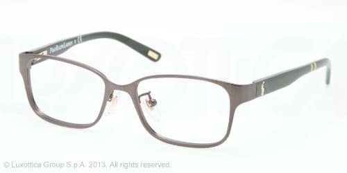 Ralph Lauren - Mens Rectangle Optical Frames, Color: Matte Gunmetal Size: 46mm