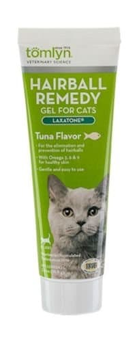 Tomlyn Hairball Remedy Gel for Cats, Tuna Flavor, (Laxatone) 2.5 oz