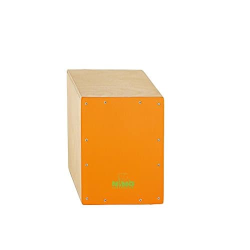 Nino Percussion NINO950OR 13-Inch Birch Cajon, Orange Frontplate
