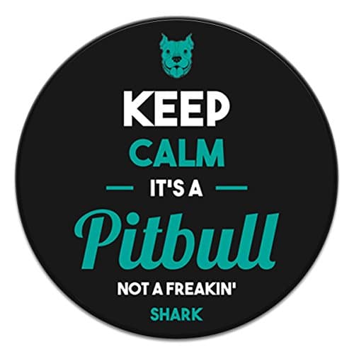 Pop Grip Socket for iPhone, Multi-function Expansion Holder, Cheap Pop Out Phone Grip And Stand Socket Mobile Holder For Phones and Tablets - Keep Calm Its A Pitbull Not A Freakin Shark Black