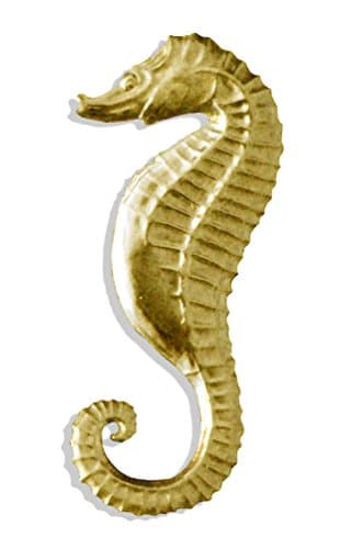 Walter Kunze Design Dresden Sea Horse, Gold