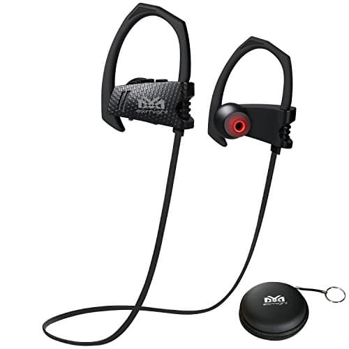 Bluetooth Headphones, exmight Wireless Sports Earphones, In Ear Earbuds, Noise Cancelling XPX5 Waterproof HD Stereo with Mic for Gym Running 8 Hour Battery