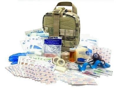 Military Rip-Away EMT First Aid Kit IFAK Level 1 for Army Medic - Multicam #FA16 by Surplus Provisions