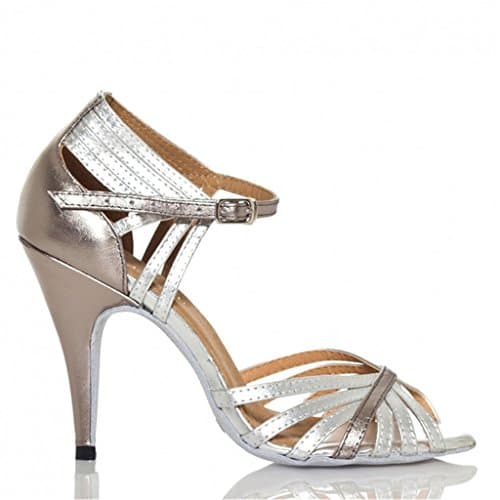 Women's Standard Knot Modern Salsa Ballroom Tango Dance Shoes Stiletto High Heels