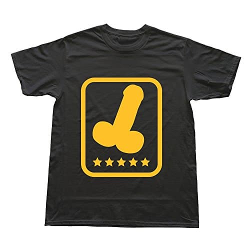 YYSZXC Men's Dick Premium1 T Shirt X-Large Black
