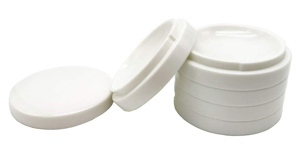 Easyou High Grade Large Palettes with Thumb Hole Plastic White Paint Tray (Trays)