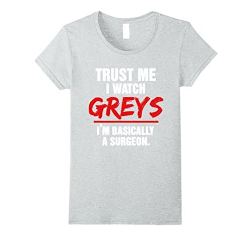 Women's Dark Twisty Anatomy Shirt Medium Heather Grey