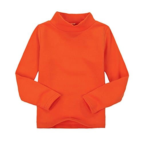 CuteOn Children Unisex Solid Color Kids School Uniform Long Sleeve Turtleneck T-Shirt