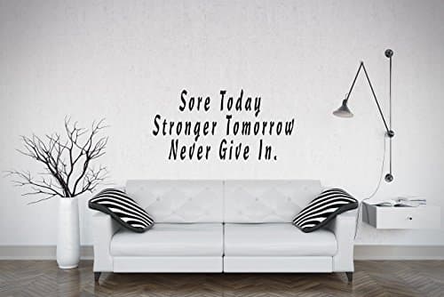 Sports Gym Fitness workout home decal decor