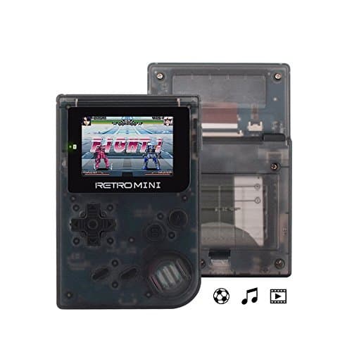 (Retor MINI) Handheld Game Console , Mini Translucent Game Console GBA System , build-in with 40 Classic GBA Games Console , 900+ Classic Games support TF card, for Kid's Christmas Thanksgiving Gift