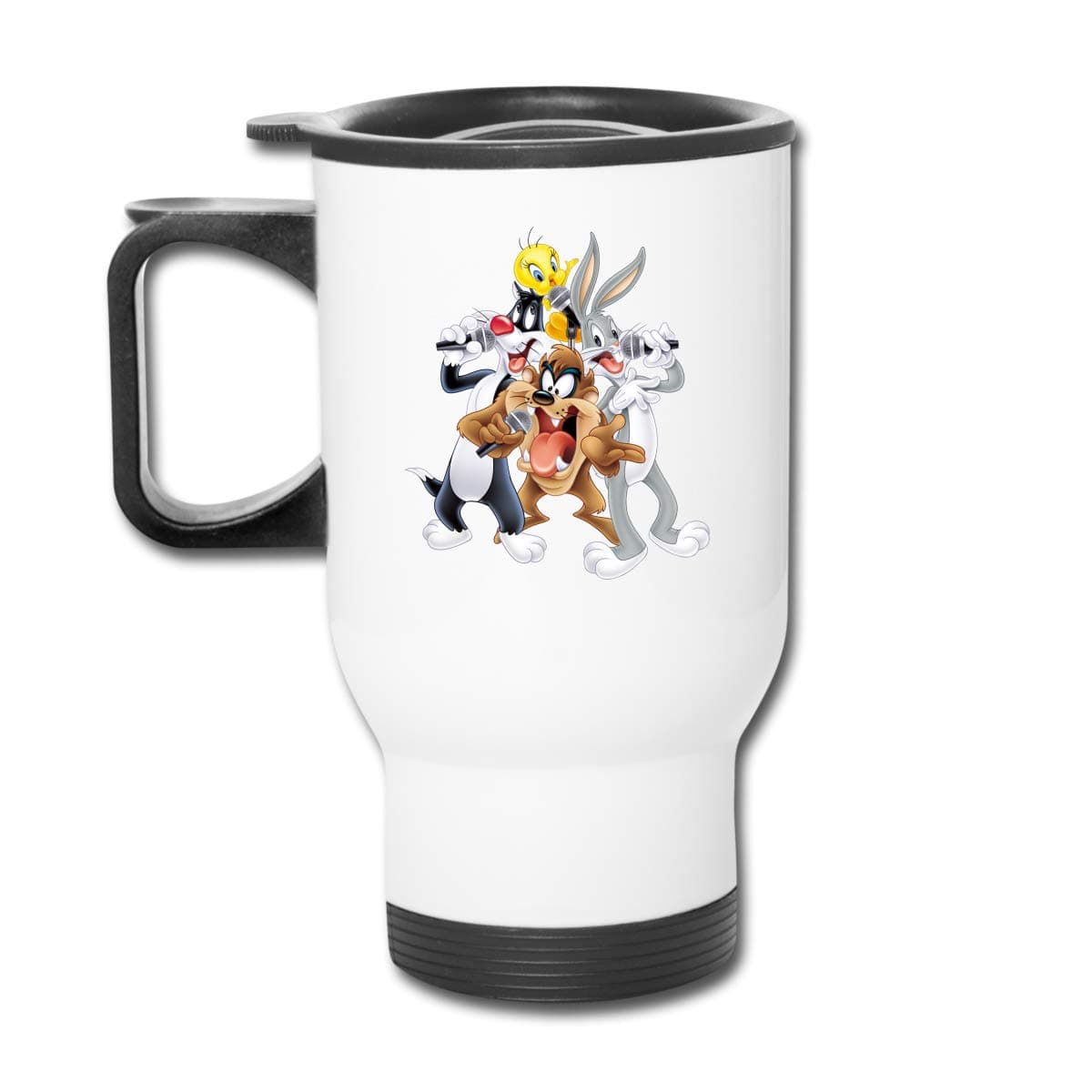 GanCheng Customized Looney Tunes Cartoon Stainless Steel Cup Cafe Watertight Travel Cup