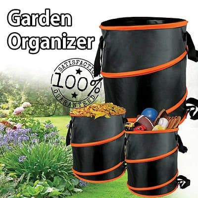 10Gallon Pop-up Gardening Bag Garden Spring Bucket Year/Lawn Leaf Trash Bags