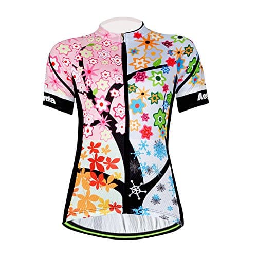 AogdaAogda Bike Shirts Team Bicycle Clothing Ladies Biking Tops Tights