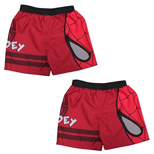 (Pack of 2) Baby Boys MARVEL COMICS SPIDERMAN Dri-Fit Swim Shorts / Trunks