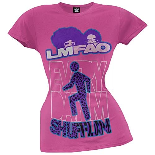 LMFAO - EDIS Juniors T-Shirt - X-Large Pink