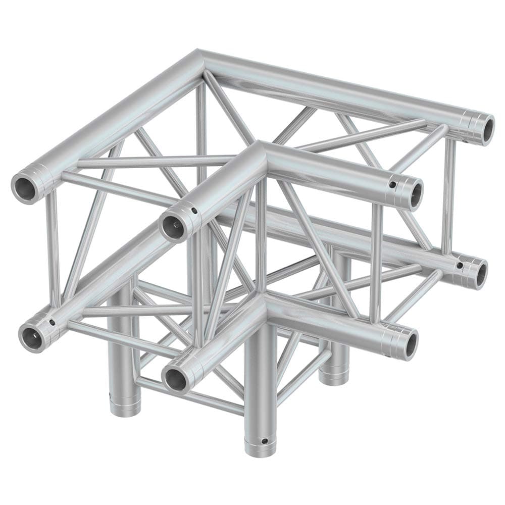 BeamZ Professional 182.338 P30-C30 Square Truss 3-Way Corner 90 Degrees 0.5m_EM