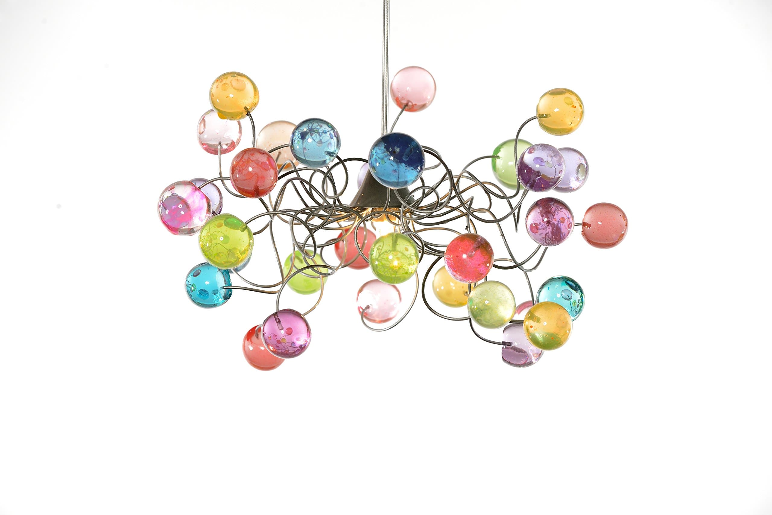 Chandeliers - Pastel Colored Bubbles Lamp Shade - Ceiling Light fixtures for Girls Bedroom, Living Room - and Bathroom lighting Unique Decorations for Home & Kitchen - Gift Ideas