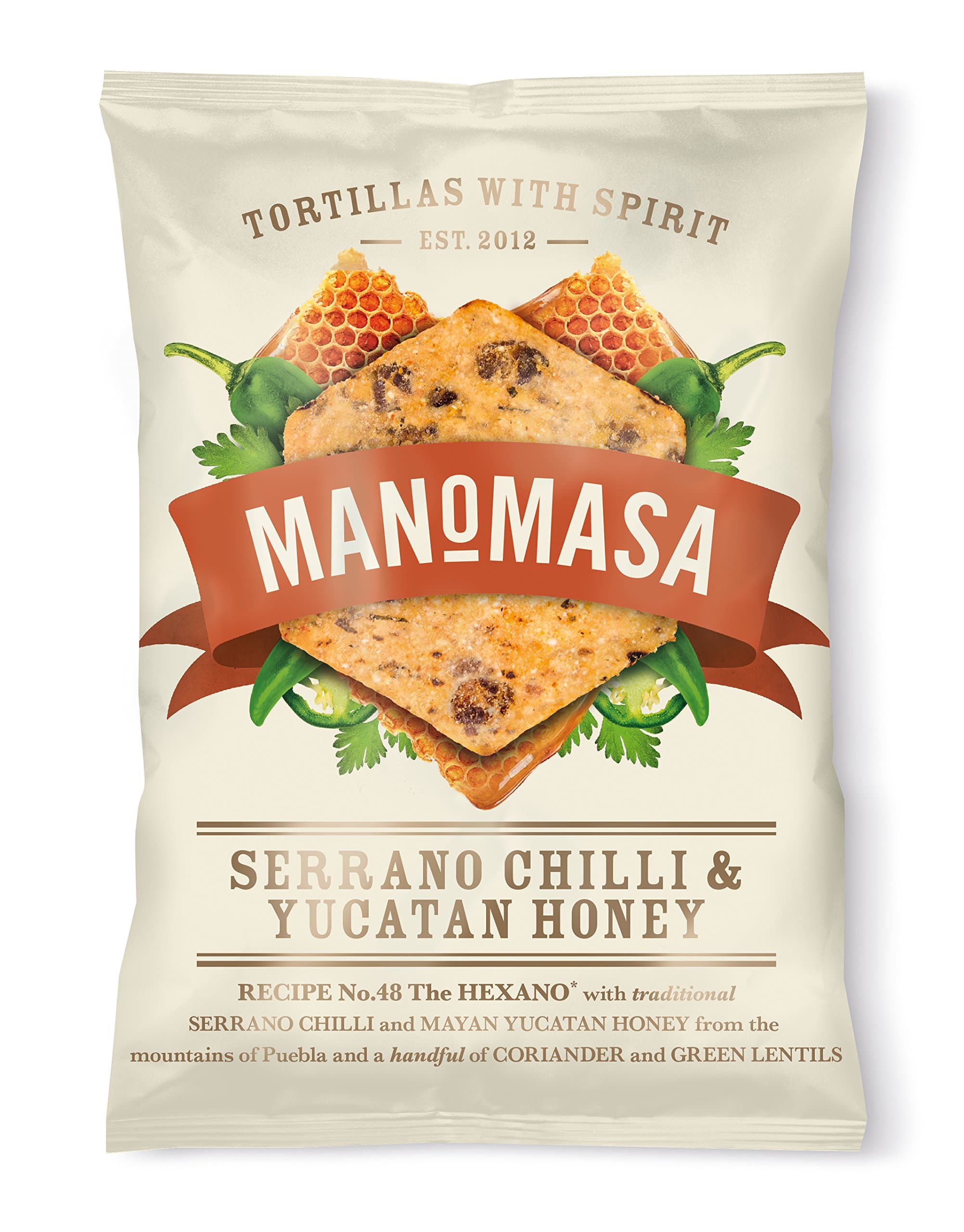 Manomasa Serrano Chilli & Yucatan Honey (12 x 160g)