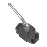 High Pressure Ball Valves: 7250 Max PSI With 1/2'' NPT Ports, Minimum temp -22 degrees C and Max temp 212 F, 450082