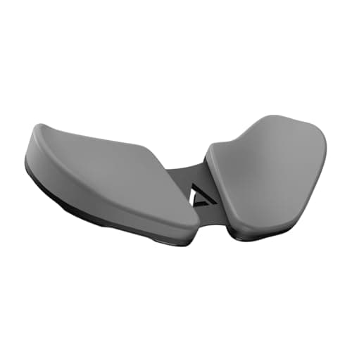 DELTAHUB Carpio 2.0 - Right-Handed Ergonomic Wrist Rest Mouse, Carpal Tunnel Support, Extension Reducing, Pain Relief, Anti-Fatigue, Easy Glide, Sleek, Office Computer, Laptop, Gaming - Small, Grey