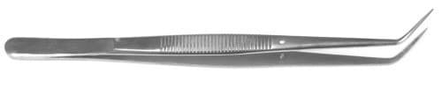 Surgical Grade Stainless Steel Tweezers 6 1/2" Angled RT-76 by RecoAquaRepo