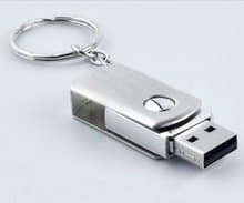 Brand New 128gb Stainless Steel USB Flash Drive 2.0 with Key Chain