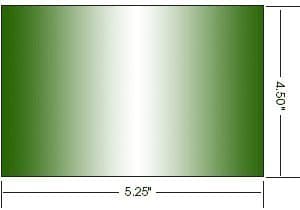 4.5" x 5.25" Green Welding Lens Shade 10