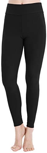 SAYCELI High Waist Ankle Leggings for Women Ultra Soft Slimming Stretch Yoga Pants Color 1Black Size One