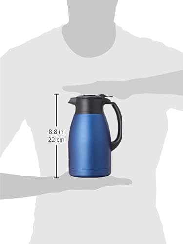 Zojirushi Stainless Steel Vacuum Carafe, 1.5 Liter Capacity, Matte Navy