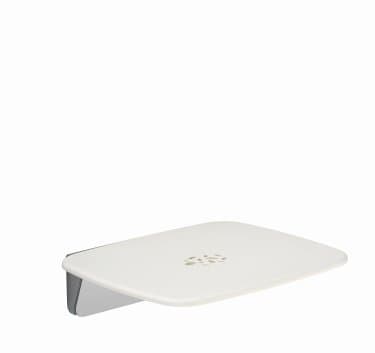 Mira White Premium Wall Mount Fold-Away Shower Seat 2.1731.001