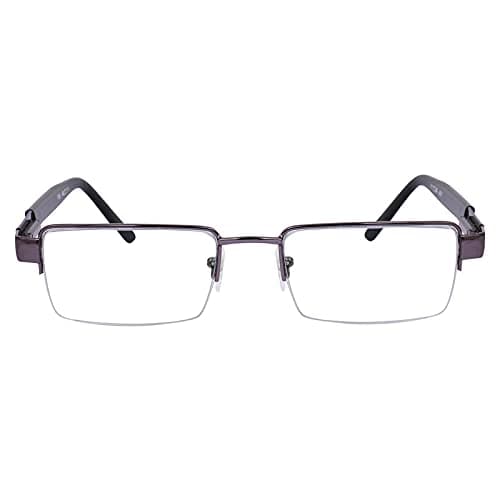 Suprax Blue Cut Half Rim Free Size Rectangular Light Weight Power Reading Glasses with Blue Block & Anti Reflective Coating