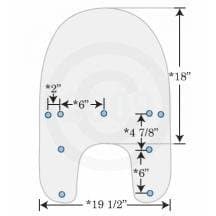 Memphis Shades 19 Clear Windshield for Harley-Davidson Sportster and Dyna Models