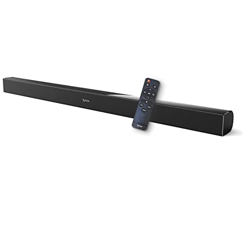 SYLVOX Waterproof Outdoor Soundbar, Fits for All Outdoor TV Model with Remote Support Bluetooth