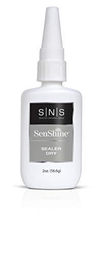 SNS Nail Polish for Nail Dip Powder, SenShine Sealer Dry Refill - Sealing & Hardening Agent for Dip Powders - Hardens Manicure Layers, Low-Odor & No UV Lamp Required - 2 FL OZ