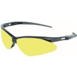 Jackson Nemesis Safety Glasses Black Frame Amber Lens